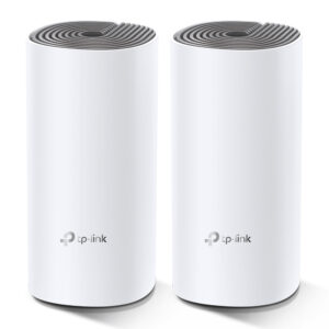 Wi-Fi Mesh TP Link TP-Link Deco E4 (2-pack) Doble banda (2,4 GHz / 5 GHz) Wi-Fi 5 (802.11ac) Blanco, Gris Interno
