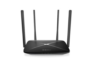TP Link Mercusys AC12G router inalámbrico Gigabit Ethernet Doble banda (2,4 GHz / 5 GHz) Negro