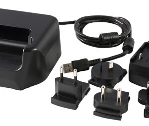 JFM Technology Honeywell charging dock with a detachable multi region plug kit for international charging