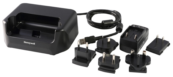 JFM Technology Honeywell charging dock with a detachable multi region plug kit for international charging