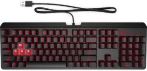HP OMEN by Encoder Keyboard teclado Juego USB Negro