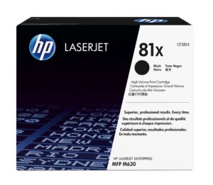 Tóner HP Cartucho de tóner original 81X LaserJet de alta capacidad negro