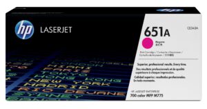 Tóner HP Cartucho original de tóner magenta 651A LaserJet