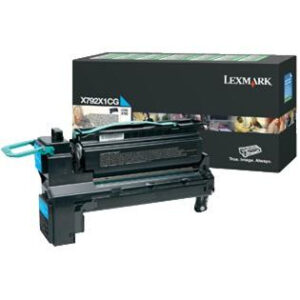 Tóner Lexmark X792X1CG cartucho de tóner 1 pieza(s) Original Cian