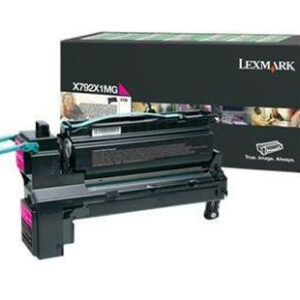 JFM Technology Lexmark toner cartridge with its branded black box in the background model X792X1MG
