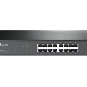 Tp link tl sg1016d 16 port gigabit switch with 16 ethernet ports on the front panel