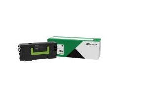 JFM Technology Black toner cartridge with a green handle beside its green and white packaging box