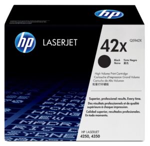 Tóner HP 42X High Yield Black Original LaserJet Toner Cartridge cartucho de tóner 1 pieza(s) Negro