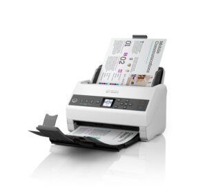 Escáner Epson DS-730N Escáner alimentado con hojas 600 x 600 DPI A4 Negro, Gris