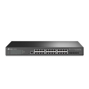 Switch TP Link TP-Link JetStream TL-SG3428X dispositivo de redes Gestionado L2+/L3 Gigabit Ethernet (10/100/1000) 1U Negro