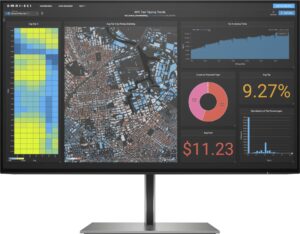 Monitor HP Z24f G3 FHD Display monitor de computadora 60,5 cm (23.8″) 1920 x 1080 Pixeles Full HD LED Plata