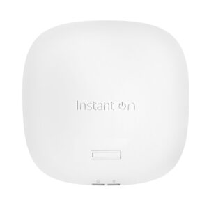 JFM Technology White rounded device with embossed instant on text and a small rectangular control near the bottom