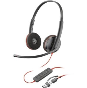 Conferencia HP Poly Blackwire 3220 Stereo USBC Headset USBCA Adapter