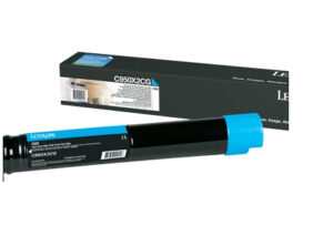 Tóner Lexmark C950X2CG cartucho de tóner 1 pieza(s) Original Cian