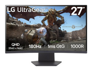 Monitor LG 27GS60QC monitor de computadora 68,6 cm (27″) 2560 x 1440 Pixeles Full HD LCD Negro