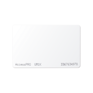 ACCESSPRO ACCESS-DUAL-UM Tarjeta Tecnología Dual: RFID (UHF) 900MHz/MIFARE; 13.56MHz Para Oficinas y Estacionamientos