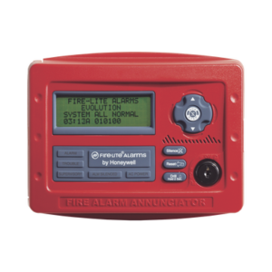 FIRE-LITE ANN-80 Anunciador Remoto de 80 Caracteres (4x20) / Botones de Reconocimiento, Silenciar, Reinicio y Evacuar / Leds de Estatus / Compatible con Paneles Direccionables Fire-Lite