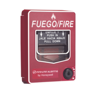 FIRE-LITE BG12-LX-SP Estación Manual de Emergencia de Doble Acción Direccionable / Texto en Español / Compatible con Paneles Direccionables Fire-Lite