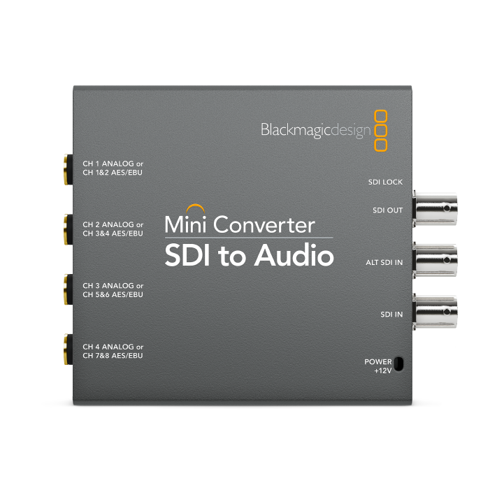 Convertidor Blackmagic Mini Converter Sdi TO Audio vista 2 JFM Technology Convertidor blackmagic mini converter sdi to audio vista 2