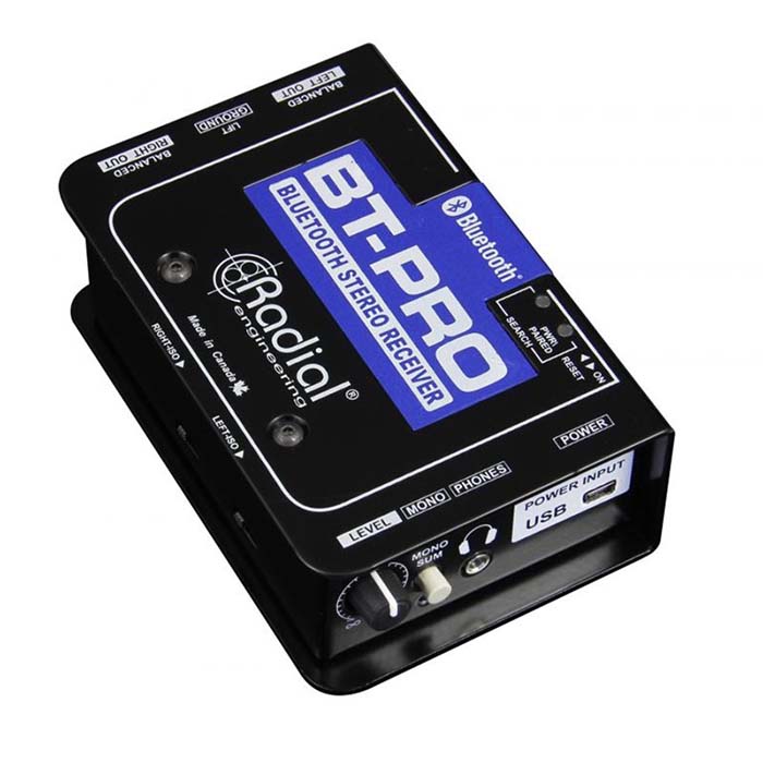 Caja Directa Radial BTPRO Bluetooth Estereo JFM Technology Caja directa radial bt pro bluetooth estereo