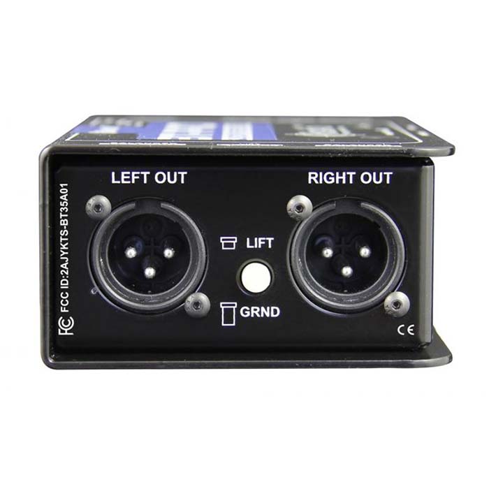 Caja Directa Radial BTPRO Bluetooth Estereo vista 2 JFM Technology Caja directa radial bt pro bluetooth estereo vista 2