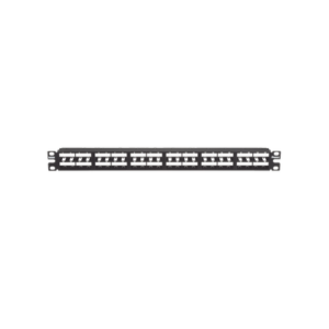 PANDUIT CPP48HDWBLY Panel de Parcheo Modular Mini-Com (Sin Conectores), Plano, Sin Blindaje, Alta Densidad, de 48 puertos, 1UR