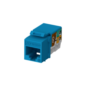HIKVISION DS1CK6U90T(BLUE50PCS) Jack hembra Rj45 / Color Azul / Paquete Por 50 Piezas / Keystone / Ponchado 90°