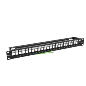HIKVISION DS1CP0P241U Patch Panel Blindado / Modular Keystone / Sin Jack / 24 Puertos / 1 Unidad De Rack