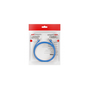 HIKVISION DS1NP6UEC0(BLUE1M) Cable de Parcheo (Patch Cord) / UTP / Cat. 6 (24 AWG) / 1 Metro / Color Azul / Ideal para PoE+ / Interior