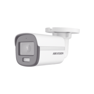 HIKVISION DS-2CE10DF0T-LFS Bala TURBOHD 2 Megapixel (1080p) / Imagen a color 24/7 / Lente 2.8 mm / Luz Blanca 20 mts / IR 20 Metros / Exterior IP67 / dWDR / Micrófono Integrado