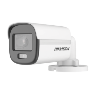 HIKVISION DS2CE10DF0TPFS Bala TURBOHD 2 Megapixel / Imagen a color 24/7 / Lente 2.8 mm / Luz Blanca 20 mts / Exterior IP67 / Micrófono Interconstruido TVI-AHD-CVI-CVBS / dWDR