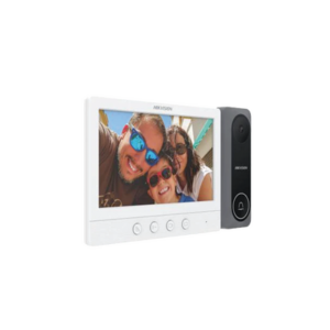 HIKVISION DS-KIS212 Kit de Videoportero TurboHD con Pantalla LCD a Color de 7" / Frente de Calle para Exterior de Policarbonato / 720p (1 Megapíxel )130° de Visión (Gran Angular)