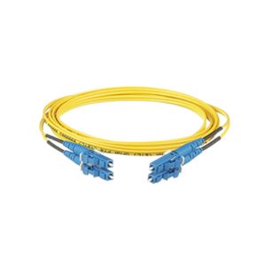 PANDUIT F92ERLNLNSNM002 Jumper de Fibra Optica Monomodo 9/125 OS2, LC-LC Duplex, OFNR (Riser), Color Amarillo, 2 Metros