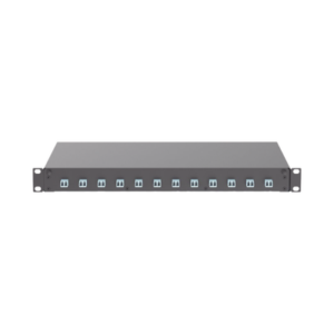 PANDUIT FD1W12AQDLCZ Panel de Distribuidor de Fibra Óptica, Con 12 Conectores LC Duplex (24 Fibras), Para Fibra Multimodo OM3/OM4, 1 UR