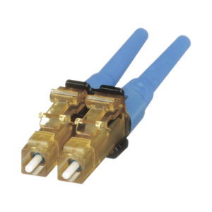 PANDUIT FLCDSCBUY Conector de Fibra Óptica LC Duplex OptiCam, Monomodo 9/125 OS2, Pre-pulido, Color Azul