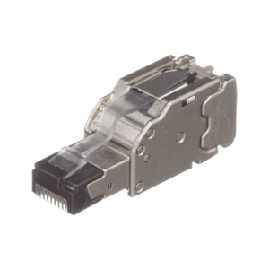 PANDUIT FPS6X88MTG-X Plug RJ45 Blindado, Instalación Recta, Terminación en Campo Certificable, Compatible con Cat5e, Cat6 y Cat6A, Color Plata, Paquete de 10 Piezas, Incluye herramienta.