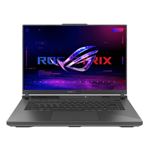 Portátil Asus PORTATIL ASUS GAMER ROG Strix G16 AMD Ryzen 9 8940HX 32GB DDR5 1TB PCIe 40 NVMe M2 SSD RTX 5060 8GB GDDR7 16 W