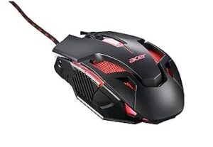 Acer Nitro Mouse BLACK 9 programmable buttons Wired 6400 dpi New