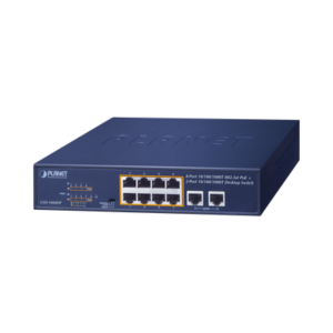 PLANET GSD-1008HP Switch no administrable PoE de 8 puertos 10/100/1000 Mbps con PoE 802.3af/at