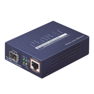 PLANET GTP-805A Convertidor de Medios IEEE802.3 AF/AT PoE 10/100/1000BASE T TO MINIGBIC SFP