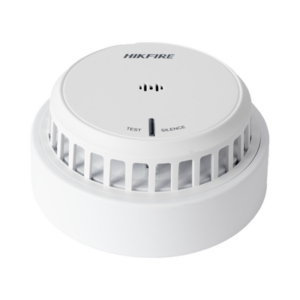 HIKVISION HF-S2E Detector de Humo Autónomo / No Requiere Panel / Botón para Silenciar / Alarma de 85 dB / Incluye baterías