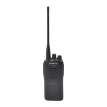 K2K0249102 JFM Technology Black handheld two way radio with a long vertical antenna