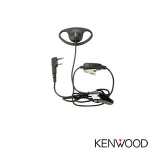 KENWOOD KHS27A Micrófono de solapa con audífono y montaje de oído P/ TK2202/3202L, TK2302/3302, TK2000/3000, TK2402/3402, TK2312/3312, NX240/340, NX220/320