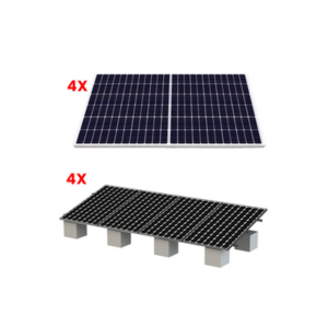 EPCOM POWERLINE KIT-PL-SOLAR Kit de Paneles Solares y Estructuras Para Sistema Solares / Instalación en Piso