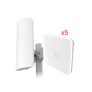 MIKROTIK KITRB911G+RBSXTSQX5 Kit de radio enlaces PTMP en la frecuencia de los 2.4ghz.