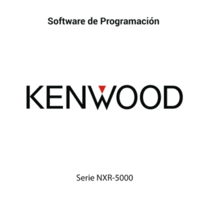 KENWOOD KPG-D2K Software de programación para repetidores serie NXR-5000