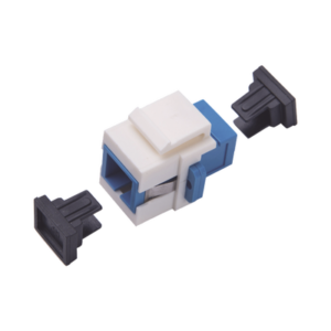 LINKEDPRO BY EPCOM LP-FO-AD-6126 Acoplador Keystone de fibra óptica Monomodo SC/PC Simplex a SC/PC Simplex