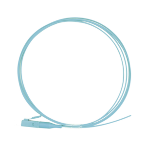 LINKEDPRO BY EPCOM LP-FOM3-LC-01 Pigtail de Fibra Óptica Simplex LC, PVC, OM3 50/125, Aqua, 1 metro