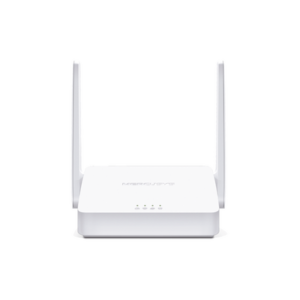 MERCUSYS MW302R Router Inalámbrico WISP N 2.4 GHz de 300 Mbps 1 puerto WAN 10/100 Mbps 2 puertos LAN 10/100 Mbps versión con 2 antenas de 5 dBi