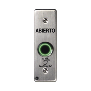 STI NT-SS002-ES Interruptor IR NoTouch® de Acero Inoxidable / Montaje Delgado / Caja Posterior / Abierto